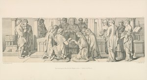Harold和Aldyth的婚姻，Edwin和Morcar的姐妹 作者 Daniel Maclise