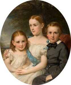 The Children of William Neish, c.1862 (oil on canvas)
