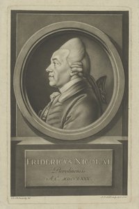 克里斯托夫·弗里德里希·尼古拉（Christoph Friedrich Nicolai），1733-1811年，1780年。 作者 丹尼尔·尼古拉斯·肖多维奇