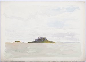 圣岛城堡，1893年（铅笔和纸上的wc）
