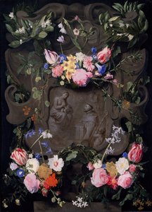 圣伯纳在花环中的奇迹，1645-1655年