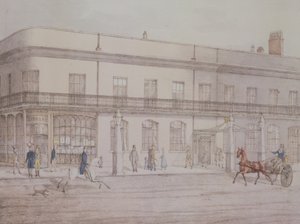会议室和威廉姆斯图书馆，切尔滕纳姆，1821年