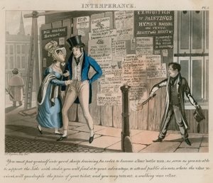 放纵;卡通发表于1828年