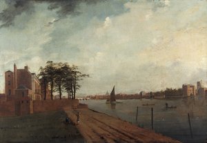从米尔班克看兰贝斯宫》，1808年