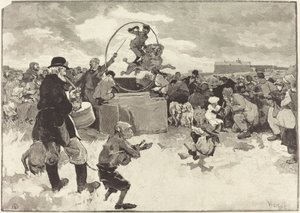 Les Chiens savants, 1883.