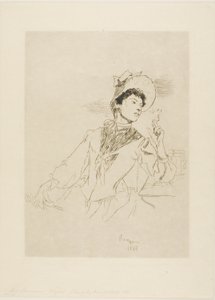 吸烟妇女