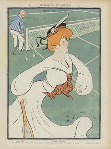 Marthe Regnier，法国女演员。 Le Rire的插图