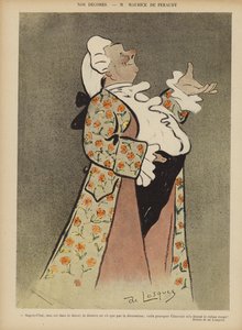 Maurice de Feraudy，法国词曲作者和演员。 Le Rire的插图