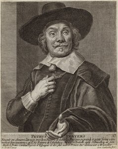 Pieter Snayers的肖像 作者 丹尼尔·范·海尔