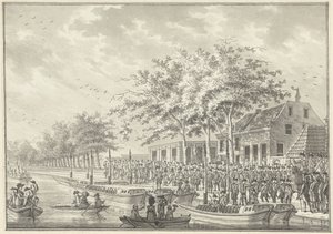 阿姆斯特丹人民启程前往乌得勒支，1787 年