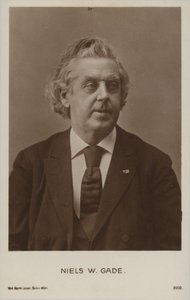 Niels Wilhelm Gade，丹麦作曲家，指挥，小提琴家，风琴师和教师（1817-1890） 作者 丹麦摄影师