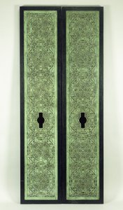 两块电梯面板，1894-1895年 作者 丹克马尔·阿德勒