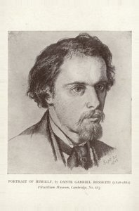Dante Gabriel Rossetti，英国画家，插画家和诗人 作者 但丁·加布里埃尔·查尔斯·罗塞蒂