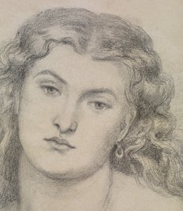 研究“ Venus Verticordia” 作者 但丁·加布里埃尔·查尔斯·罗塞蒂
