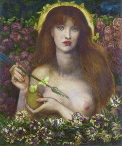 Venus Verticordia（心的改变者维纳斯）——但丁·加布里埃尔·罗塞蒂（1828-1882）的作品 作者 但丁·加布里埃尔·查尔斯·罗塞蒂