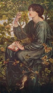 白日梦，1880年，c1915 作者 但丁·加布里埃尔·查尔斯·罗塞蒂
