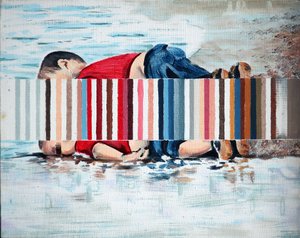 浮标，2019（丙烯酸画布）