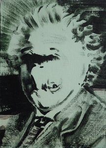 爱因斯坦》，2013 年（丙烯酸画板）