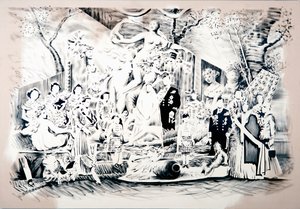 维纳斯带来武器》，2018 年（油画，cnvas）