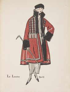 La Loutre, from a Collection of Fashion Plates 作者 戴维