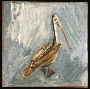 鹈鹕（木板帆布油画）