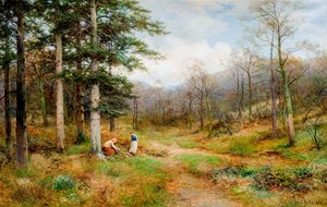 在Long Mynd, Church Stretton, 1907年。