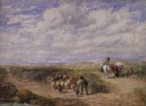 保持左路，1854年 作者 大卫·考克斯