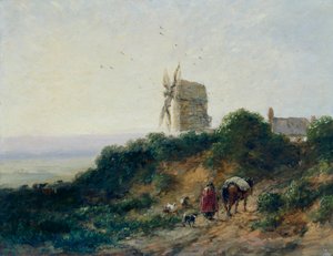 通往磨坊的路》，1849年