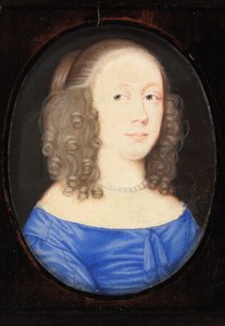 一位名叫伊丽莎白维尔的女士，克拉尔伯爵夫人，1653年（在牛皮纸上的wc）