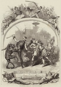 在Drury Lane，Whittington和他的猫的哑剧