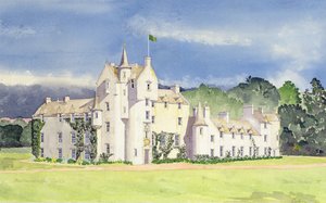 Ballindalloch城堡，1995年（wc） 作者 大卫·赫伯特