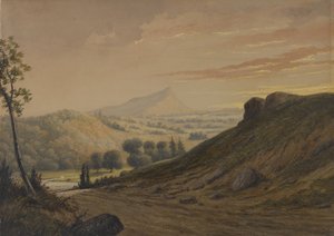 新英格兰风光，1850年（纸上写着）