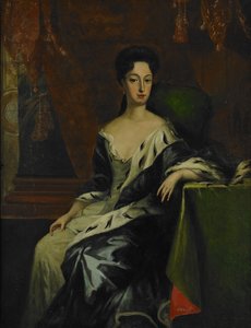 瑞典公主赫德维格-索菲亚，霍尔施泰因-戈托普公爵夫人的肖像，1681-1708年，17世纪末。 作者 大卫·克拉夫特来自