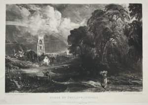 景观的各个主题，英国风光的特征...斯托克斯，尼兰，萨福克，1830年。 作者 大卫卢卡斯