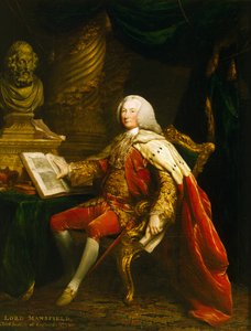 威廉-默里，曼斯菲尔德第一伯爵的肖像，约1770年
