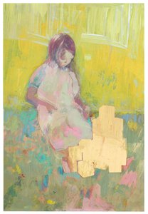 女孩和积木, 2016 作者 大卫·麦康诺奇