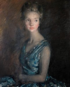 蓝色和银色，1929年。