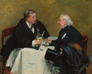 拒绝喝酒，1876年 作者 戴维·奥恩斯（David Oyens）