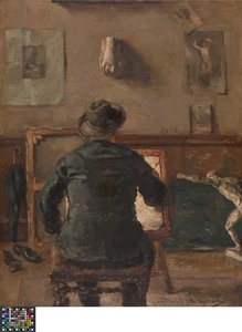 艺术家在他的工作室 作者 戴维·奥恩斯（David Oyens）