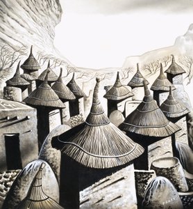 原始住宅巴纳尼人的屋顶 作者 大卫·普拉特
