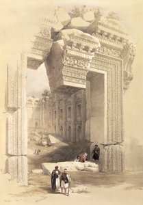 巴尔贝克，1839年5月7日，来自“圣地”第二卷的第81卷，由Louis Haghe（1806-85）酒吧刻。 1843 作者 大卫·罗伯茨