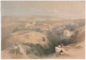 伯利恒，1839年。 作者 David Roberts