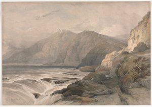 叙利亚海岸，1839年。 作者 大卫·罗伯茨