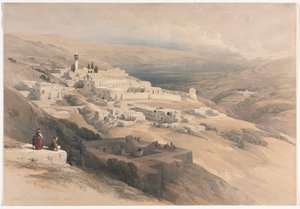 拿撒勒Terra-Santa修道院，1839年。 作者 大卫·罗伯茨