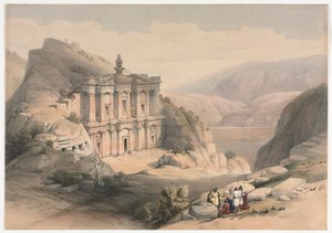 El Deir Petra 作者 大卫·罗伯茨