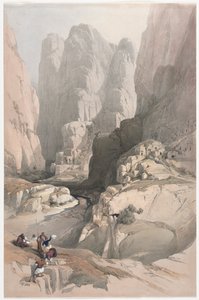 1839年进入佩特拉剧院。 作者 大卫·罗伯茨