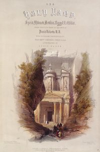 Louis Haghe（1806-85）镌刻的“圣地”的主题 作者 大卫·罗伯茨