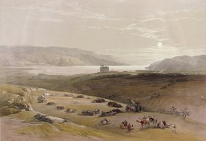 耶利哥，1839年4月3日，来自“圣地”的第二卷，由路易斯哈格（1806-85）刻在伦敦，1842年出版 作者 大卫·罗伯茨