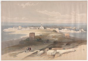 Sur或Tsor，来自地峡的远古轮胎，1839年。 作者 大卫·罗伯茨
