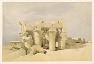 Kob Ombo的Sobek和Haroeris神庙，来自&39;Egypt and Nubia&39;，Vol.2